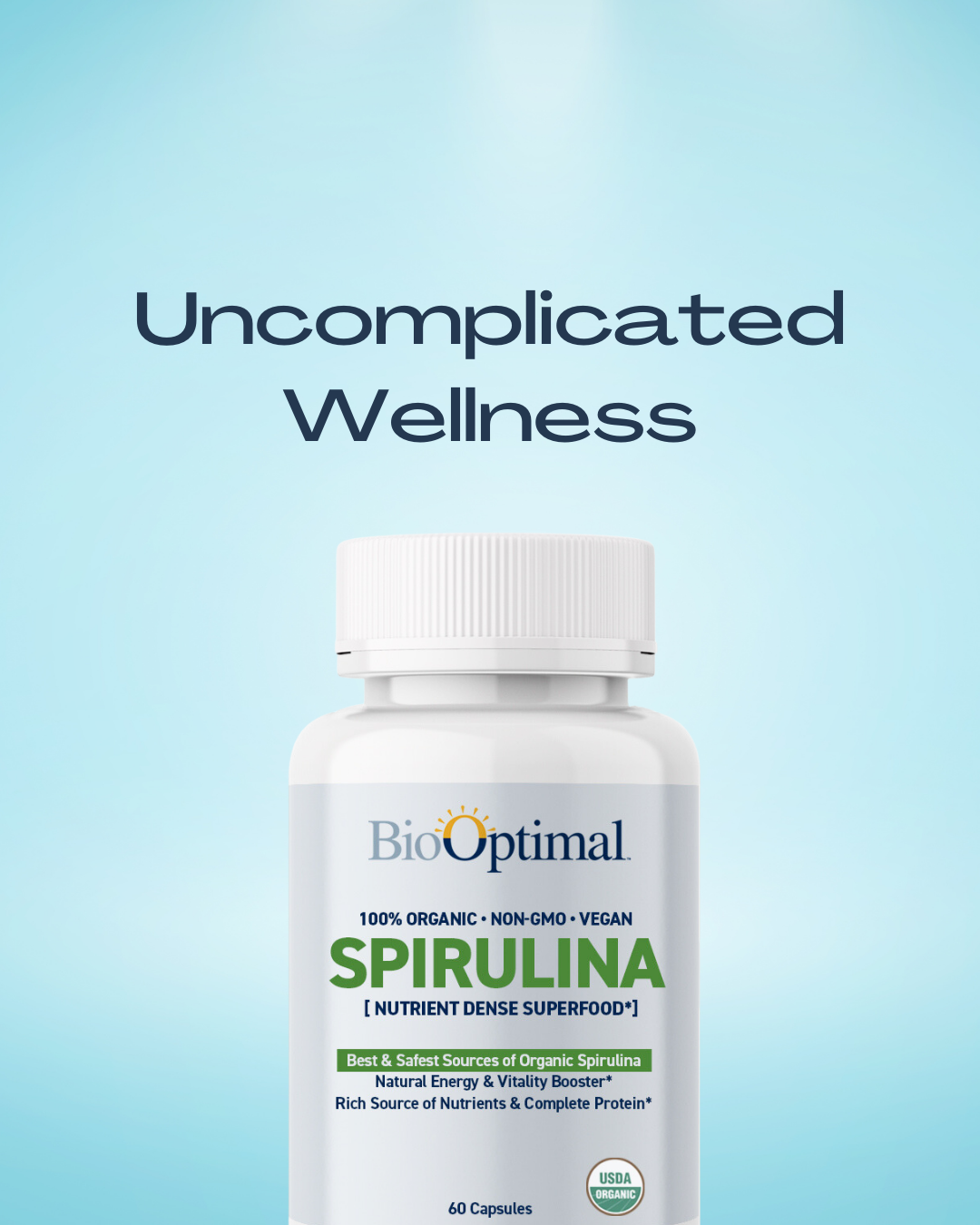 BioOptimal Spirulina Tablets