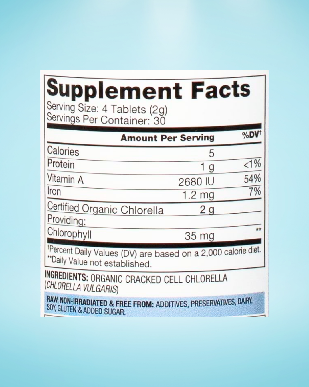 BioOptimal Chlorella Tablets