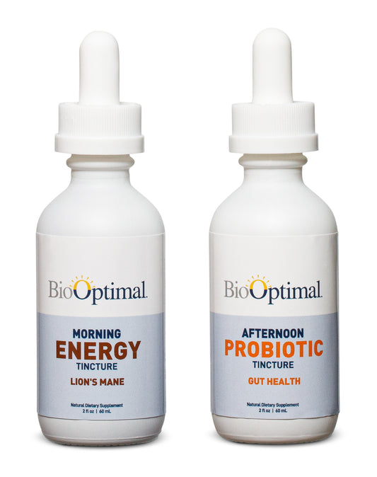 BioOptimal Oral Drop Tincture Bundle - Lions Mane and Probiotic