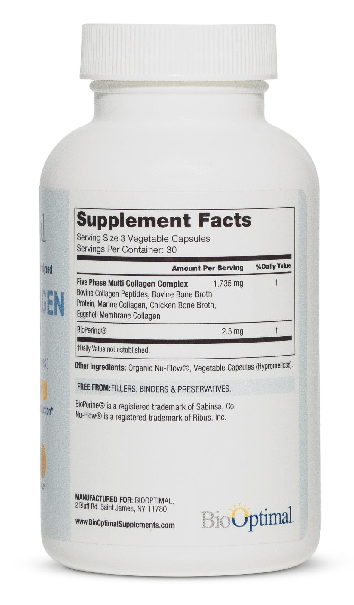 BioOptimal Multi-Collagen Supplement Capsules - Image 3