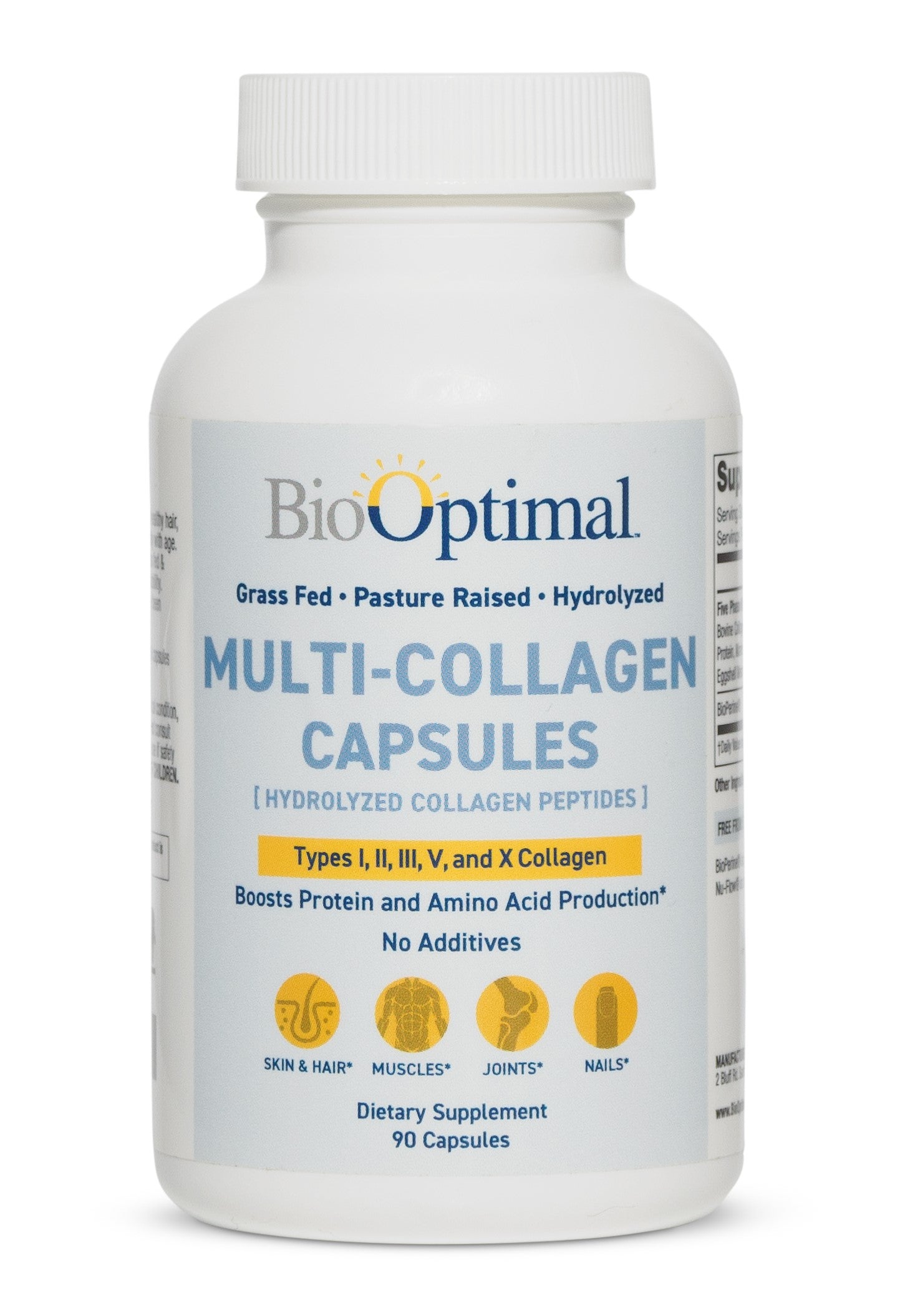 BioOptimal Multi-Collagen Supplement Capsules - Image 1